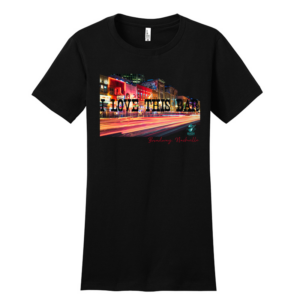 Broadway Lights Black Womans Tee