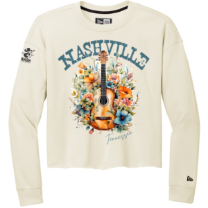 Long Sleeve Flower Crew Neck